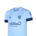 Bleu - Bleu marine - Side - Brentford FC - Maillot 22-24 SECOND KIT - Enfant