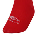 Rouge - Blanc - Side - Umbro - Chaussettes de foot PRIMO - Enfant
