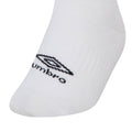 Blanc - Noir - Side - Umbro - Chaussettes de foot PRIMO - Enfant