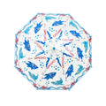 Transparent - Bleu - Back - Drizzles - Parapluie droit - Enfant