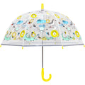 Transparent - Jaune - Front - X-Brella - Parapluie en dôme - Enfant