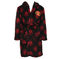 Noir - Rouge - Front - Manchester United F.C. - Robe de chambre - Enfant