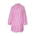 Rose - Front - Foxbury - Robe de chambre courte sans ceinture - Femme