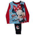 Bleu marine - Rouge - Front - Disney Mickey & Friends - Ensemble de pyjama - Fille