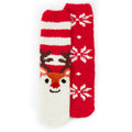Rouge - Back - Forever Dreaming - Chaussettes festives - Adulte