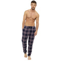 Bleu marine - Front - Foxbury - Pantalon de pyjama - Homme