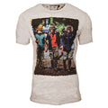 Blanc cassé chiné - Front - Brave Soul - T-shirt manches courtes CHIMPANZEE - Homme