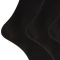 Noir - Front - Chaussettes douces en bambou (lot de 3) - Femme