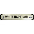 Noir - Argenté - Front - Tottenham Hotspur FC - Plaque DELUXE WHITE HART LANE N17
