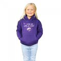 Front - British Country Collection - Sweat à capuche LOVE ME LOVE MY PONY - Enfant