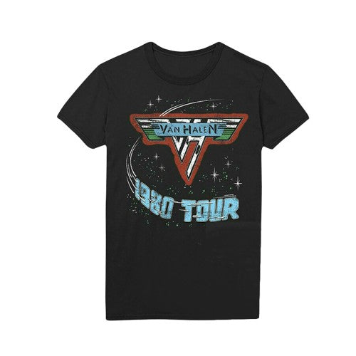Front - Van Halen - T-Shirt 1980 TOUR - Unisexe