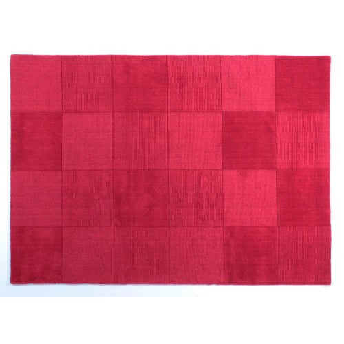 Front - Flair Rugs - Tapis 100% laine à motifs carrés