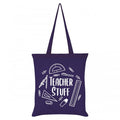 Front - Grindstore - Tote bag TEACHER STUFF