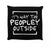 Front - Grindstore - Coussin IT'S WAY TOO PEOPLEY OUTSIDE