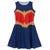Front - Wonder Woman - Déguisement robe - Fille