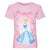 Front - Cinderella - T-shirt - Fille