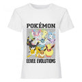 Front - Pokemon - T-shirt EEVEE EVOLUTIONS - Fille