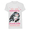 Front - Wonder Woman - T-shirt FEARLESS - Fille