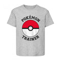 Front - Pokemon - T-shirt TRAINER - Garçon