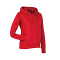 Rouge - Side - Stedman -Sweatshirt femme active