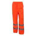 Orange - Front - Yoko - Pantalon de travail haute visibilité, coupe régulière - Homme