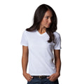 Blanc - Back - Xpres Subli Plus - T-shirt à manches courtes et col en V - Femme
