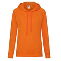 Orange - Front - Fruit of the Loom - Sweatshirt à capuche - Femme