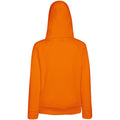 Orange - Side - Fruit of the Loom - Sweatshirt à capuche - Femme