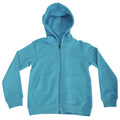 Bleu - Front - Active By Stedman - Sweatshirt à capuche et fermeture zippée - Enfant unisexe