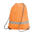 Orange - Front - Shugon Stafford - Sac haute visibilité avec cordon de serrage