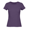 Violet - Front - B&C - T-Shirt en coton bio - Femme