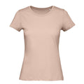 Rose pâle - Front - B&C - T-Shirt en coton bio - Femme