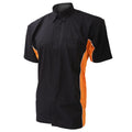 Noir-Orange-Blanc - Front - Polo à manches courtes Gamegear® Sportsman pour homme