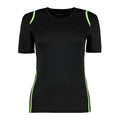 Noir-Vert citron fluorescent - Front - Gamegear Cooltex - T-shirt - Femme