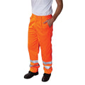 Orange - Back - Yoko - Pantalon de travail haute visibilité, coupe régulière - Homme (Lot de 2)