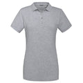 Gris clair - Front - Russell - Polo manches courtes - Femmes
