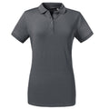 Gris - Front - Russell - Polo manches courtes - Femmes