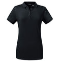 Noir - Front - Russell - Polo manches courtes - Femmes