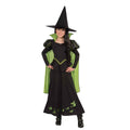 Vert - Noir - Front - Wizard Of Oz - Déguisement - Fille