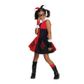 Rouge - Noir - Front - Harley Quinn - Déguisement - Enfant