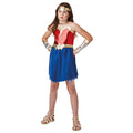 Bleu - Rouge - Front - Wonder Woman - Déguisement - Fille