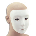 Blanc - Back - Bristol Novelty - Masque PLASTIQUE - Adulte