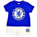 Bleu - Front - Chelsea FC - Ensemble t-shirt et short - Bébé
