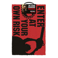 Rouge - Noir - Front - The Texas Chainsaw Massacre - Paillasson ENTER AT YOUR OWN RISK