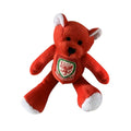 Rouge - blanc - Back - Wales - Mini ours en peluche