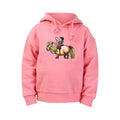 Rose - Front - Hy - Sweat à capuche THELWELL COLLECTION - Enfant