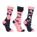 Bleu marine - Pêche - Front - Little Rider - Chaussettes THE PRINCESS AND THE PONY - Enfant