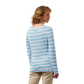 Bleu clair-blanc - Side - Craghoppers - T-shirt manches longues ERIN - Femme
