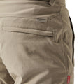 Beige - Pack Shot - Craghoppers NosiLife - Pantalon de randonnée transformable avec traitement anti-insectes - Homme