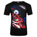 Noir - Front - Deadpool - T-shirt - Adulte